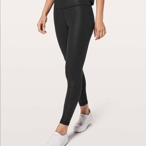 Lululemon emboss black align legging 25”